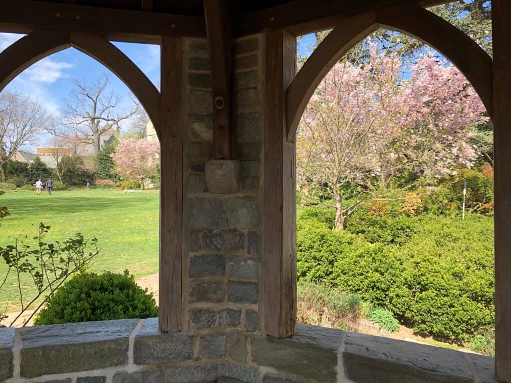 The Shadow House: a garden threshold where shadow frames light.